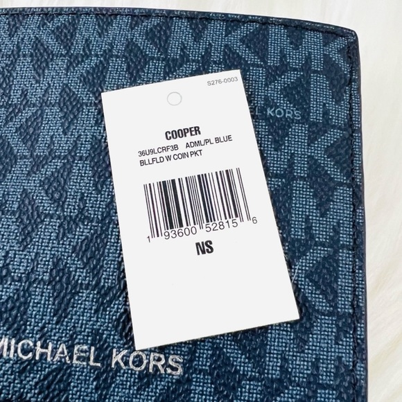 Michael Kors Cooper Billfold Men’s Wallet w/Coin Pocket - Picture 11 of 15
